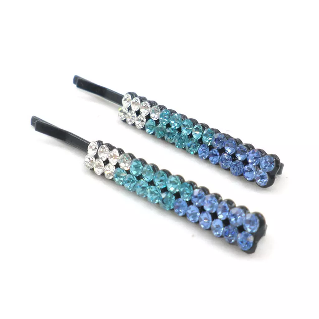 Les Trésors De Lily Barrettes Créateur 'Sissi' Bleu 57x5 Mm [I9267]