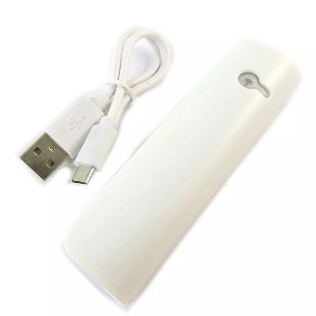les trésors de lily Batterie extérieure 'Powerbank' blanc 2200 mAh [N7573]