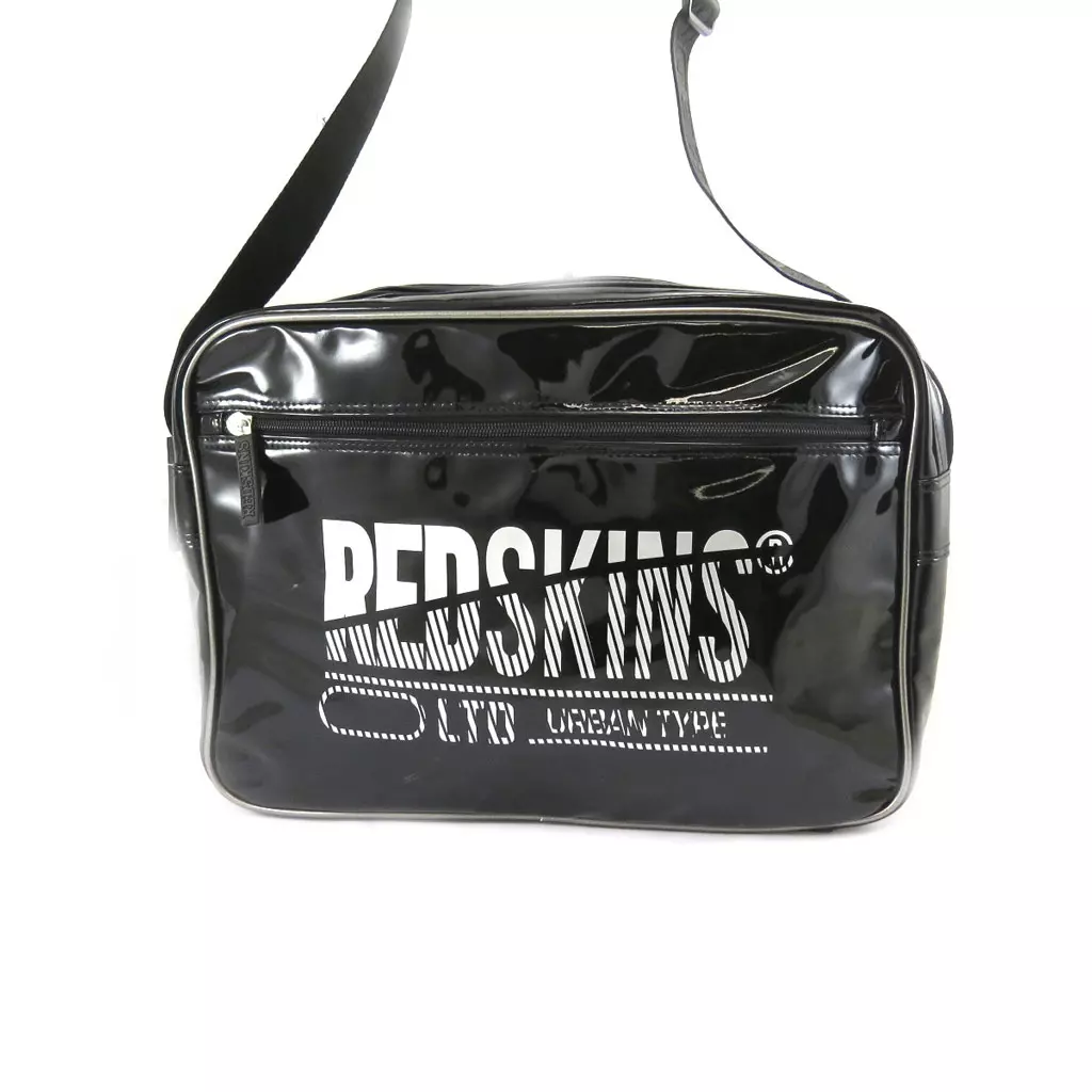 Les Trésors De Lily Besace 'Redskins' Noir / Argenté (vernis) [K2536]