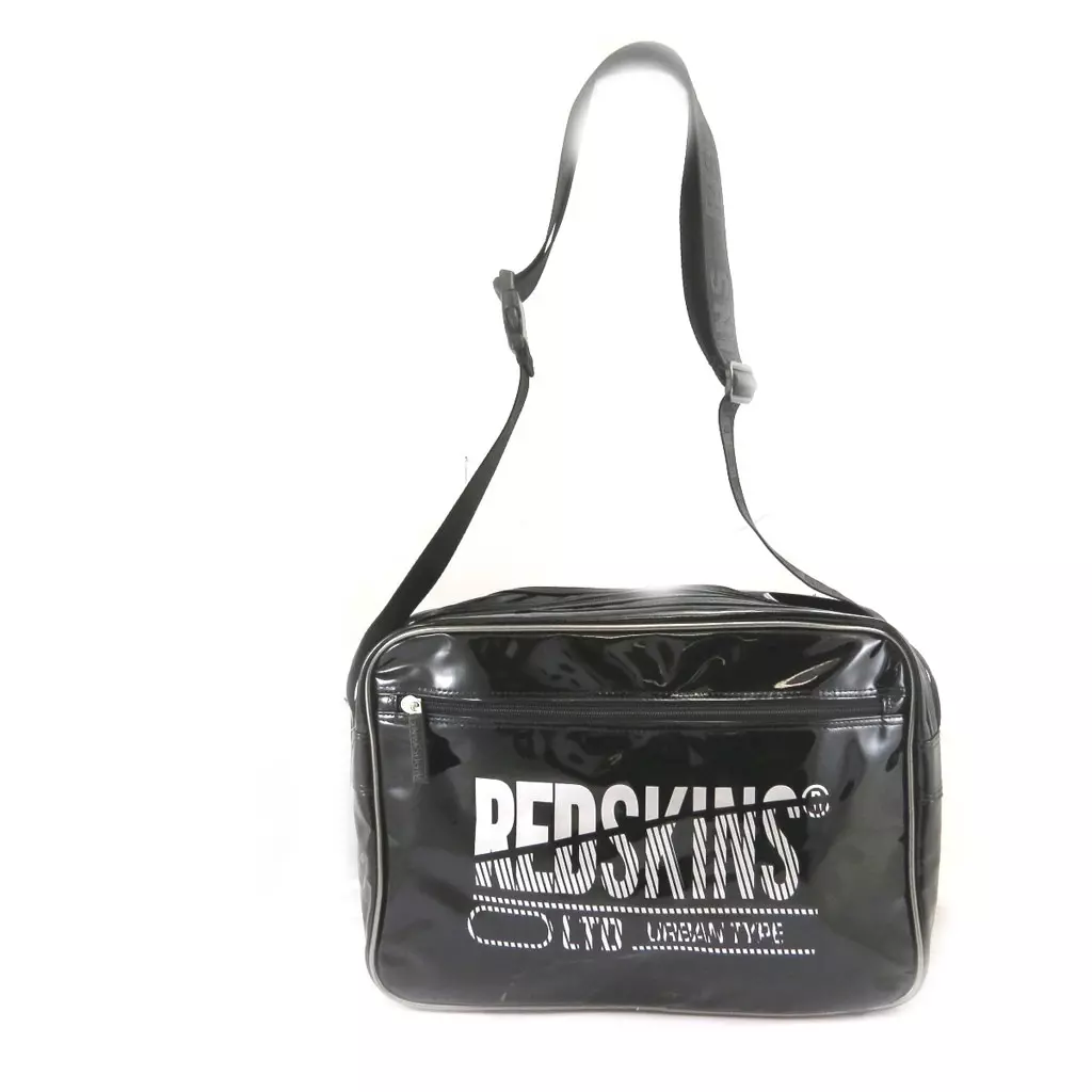 Les Trésors De Lily Besace 'Redskins' Noir / Argenté (vernis) [K2536]