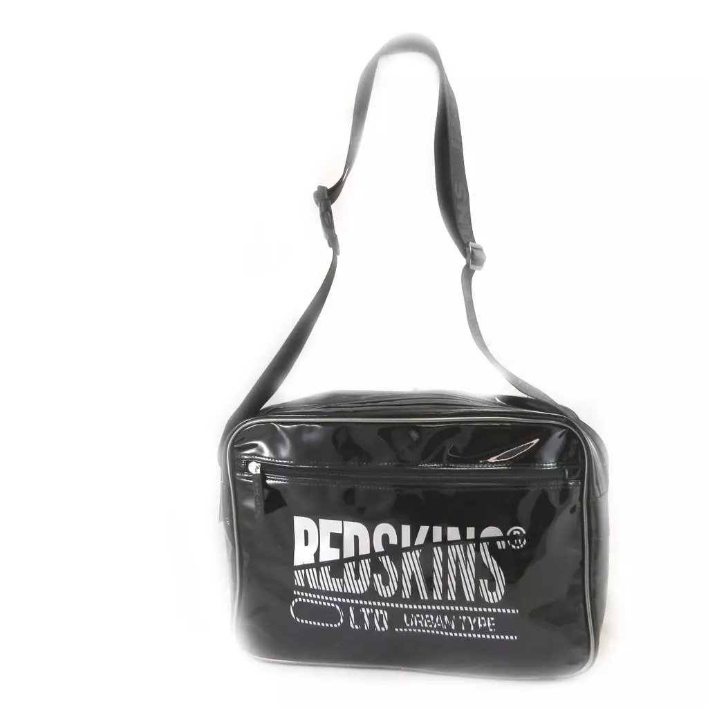 Les Trésors De Lily Besace 'Redskins' Noir / Argenté (vernis) [K2536]