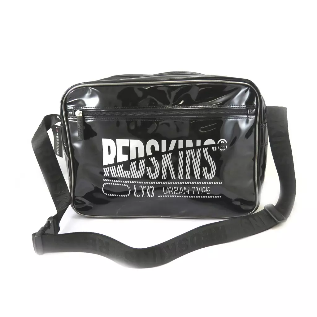 les trésors de lily Besace 'Redskins' noir / argenté (vernis) [K2536]
