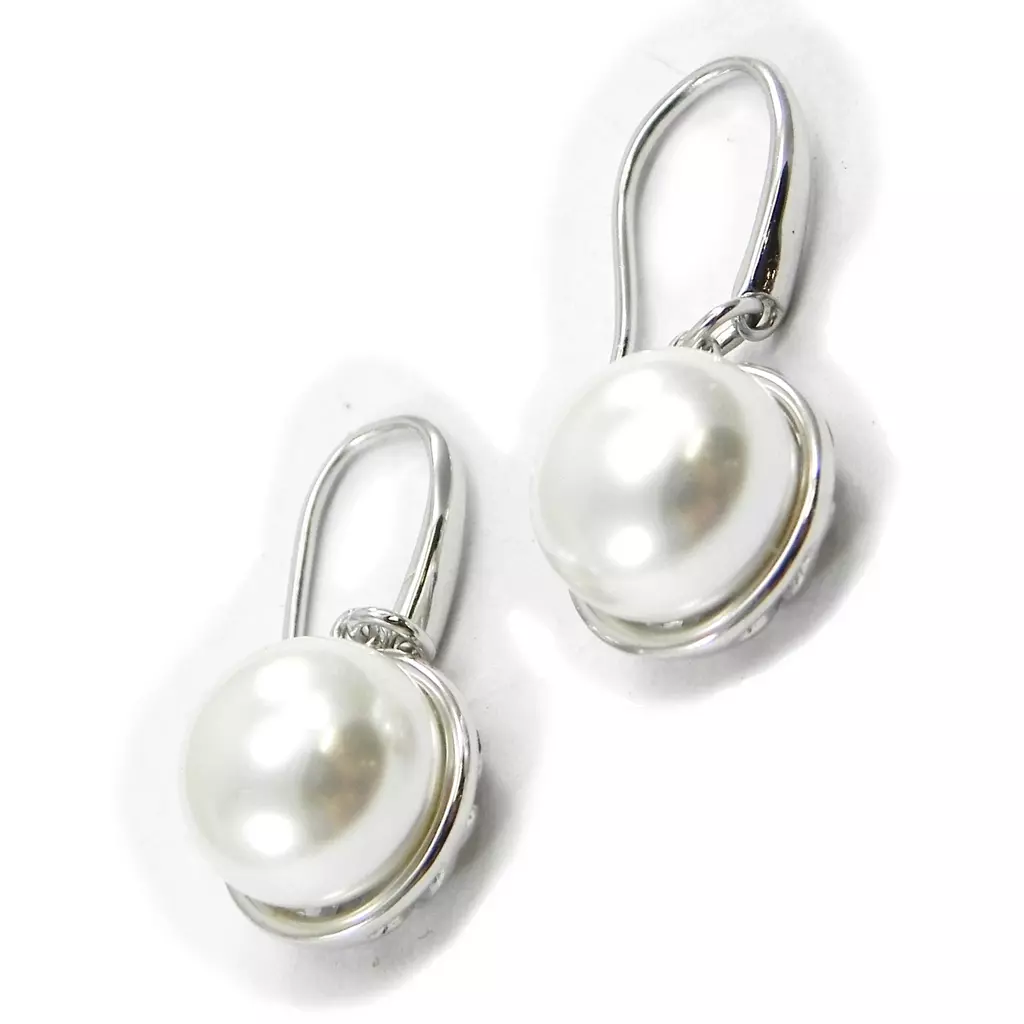 Les Trésors De Lily BO Argent 'Pearl Beauty' Blanc [G9333]