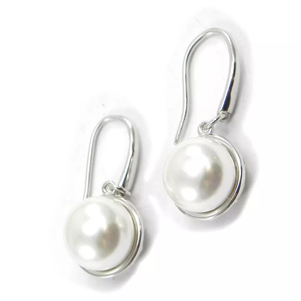 Les Trésors De Lily BO Argent 'Pearl Beauty' Blanc [G9333]