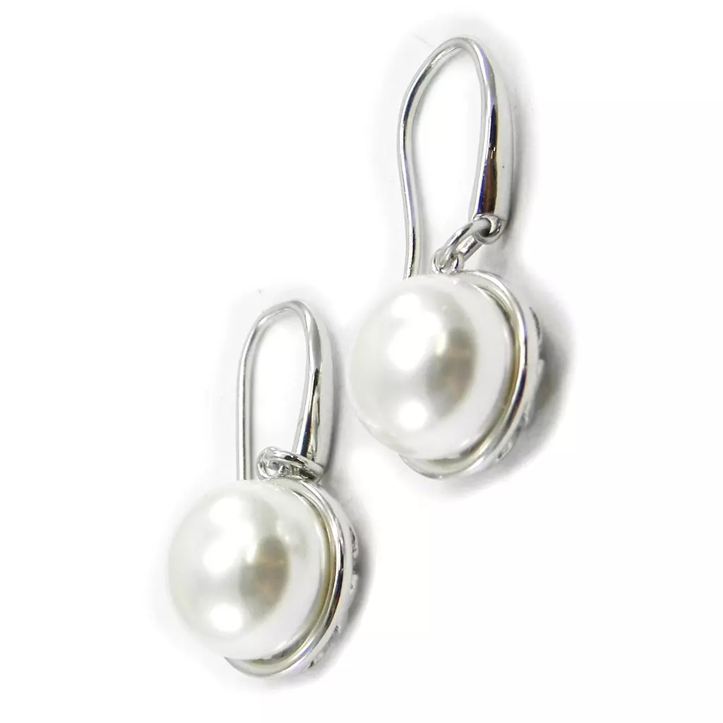Les Trésors De Lily BO Argent 'Pearl Beauty' Blanc [G9333]