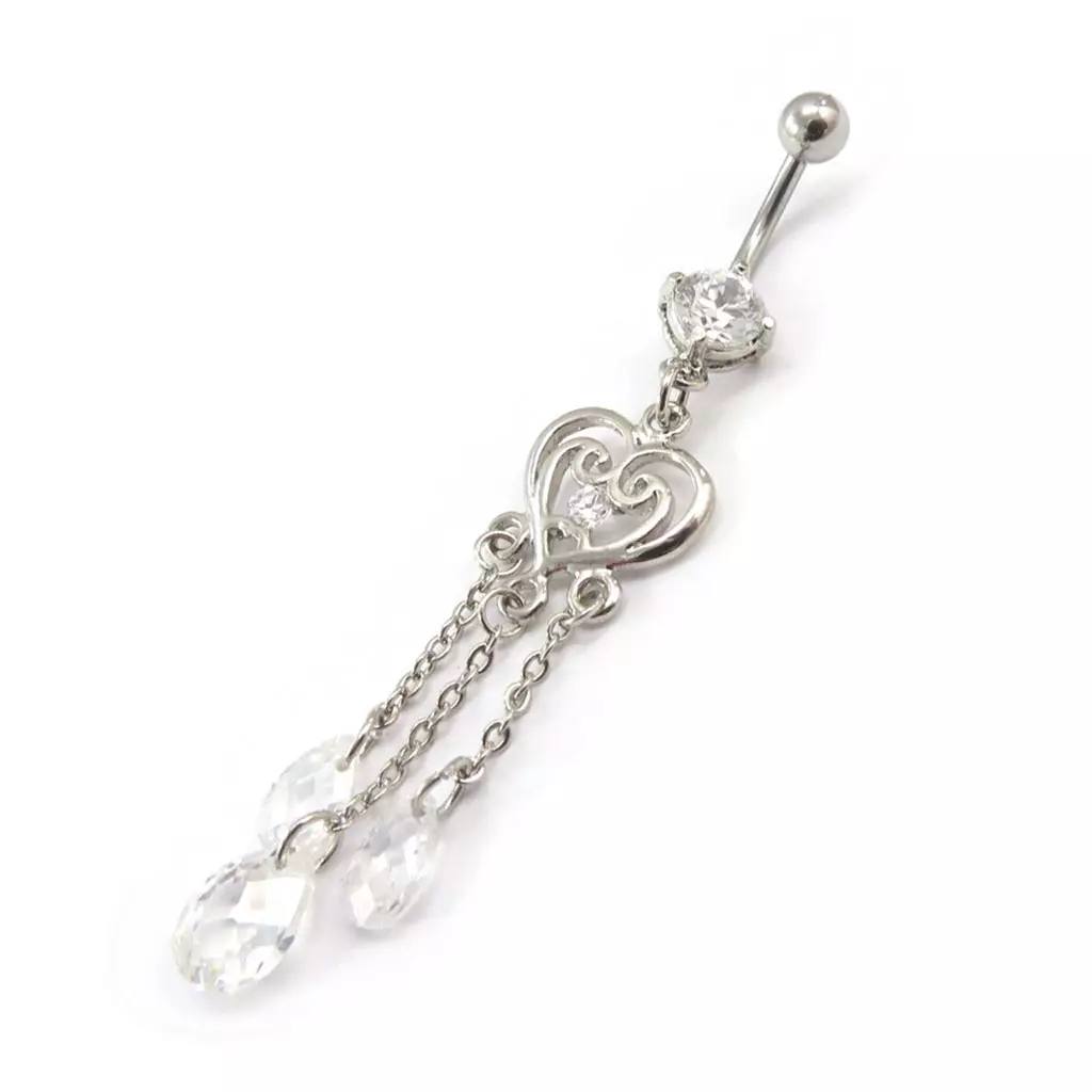 Les Trésors De Lily Body Piercing '1001 Coeurs' Blanc [E6400]