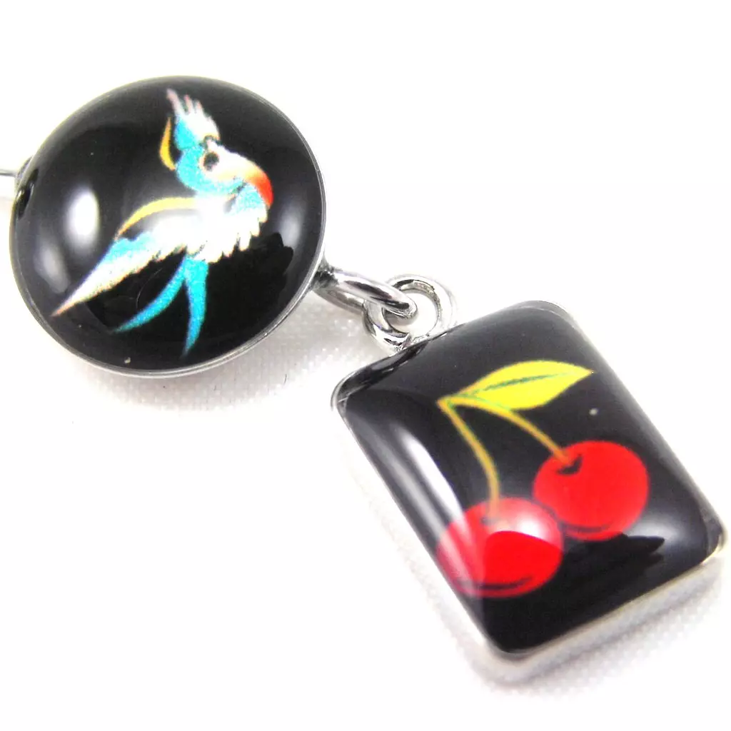 Les Trésors De Lily Body Piercing 'Cerises' Multicolore [F2080]