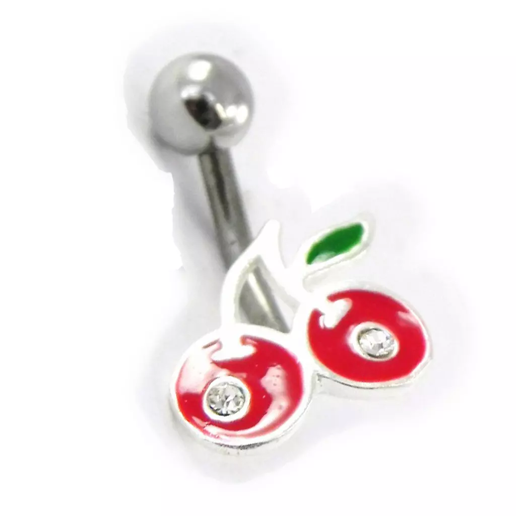 Les Trésors De Lily Body Piercing 'Cerises' Rouge [H9299]