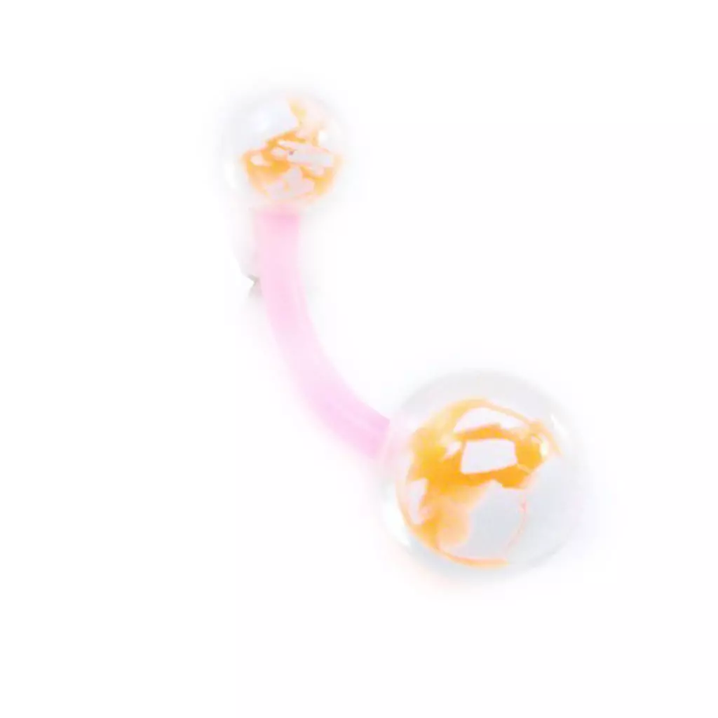 Les Trésors De Lily Body Piercing 'Coloriage' Orange [I9482]