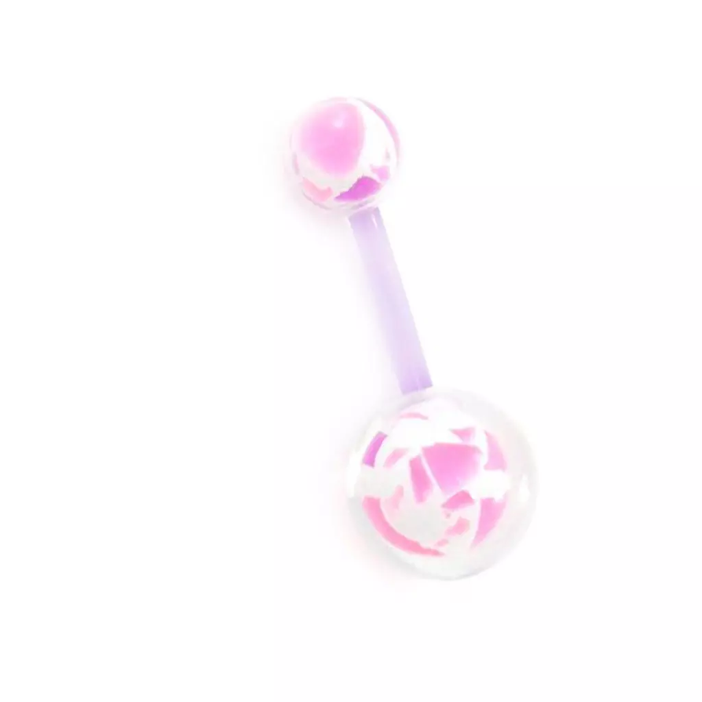 Les Trésors De Lily Body Piercing 'Coloriage' Violet [I9481]