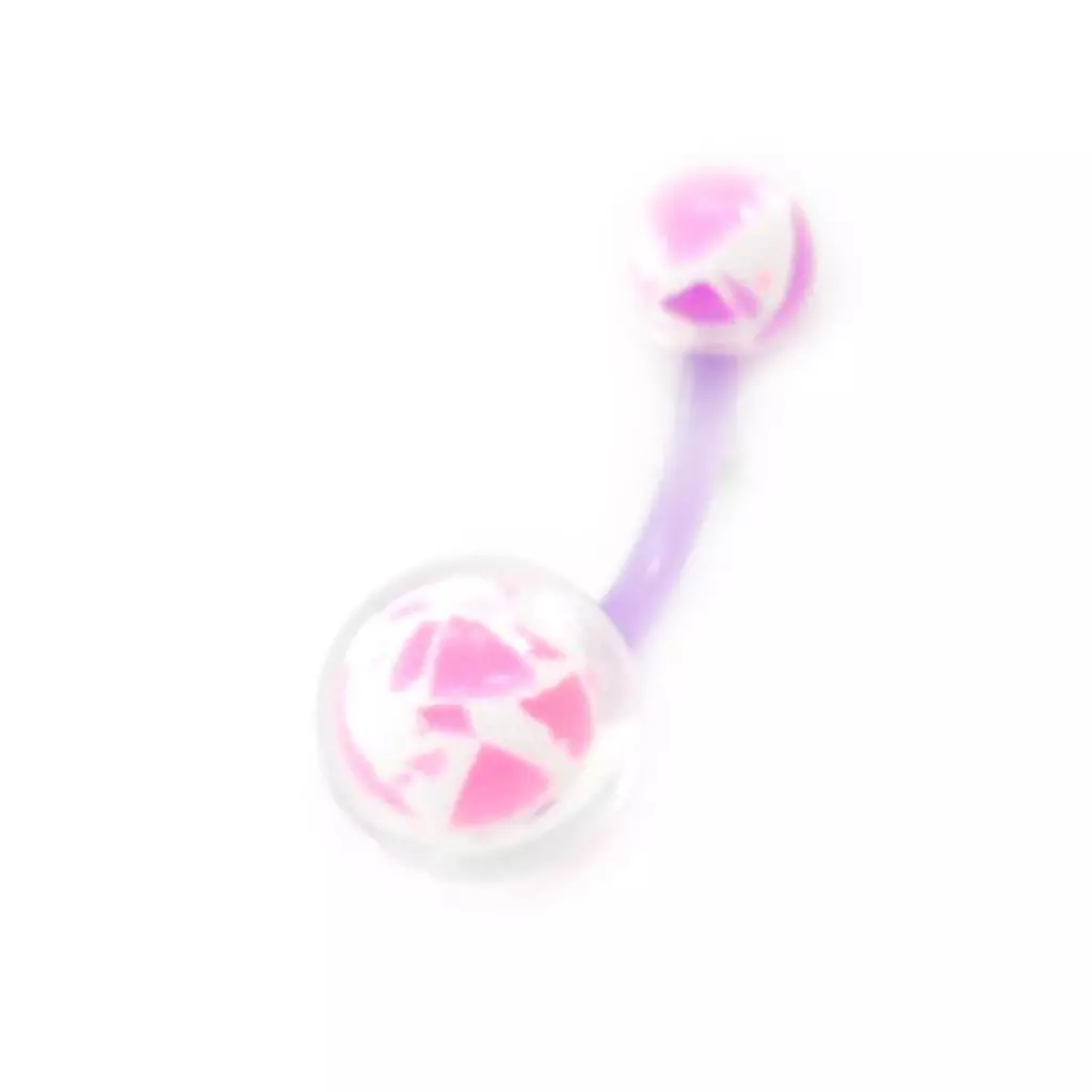 les trésors de lily Body Piercing 'Coloriage' violet [I9481]