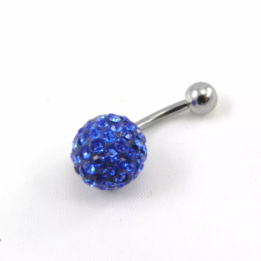 Les Trésors De Lily Body Piercing 'Cristal Divin' Bleu [G7514]