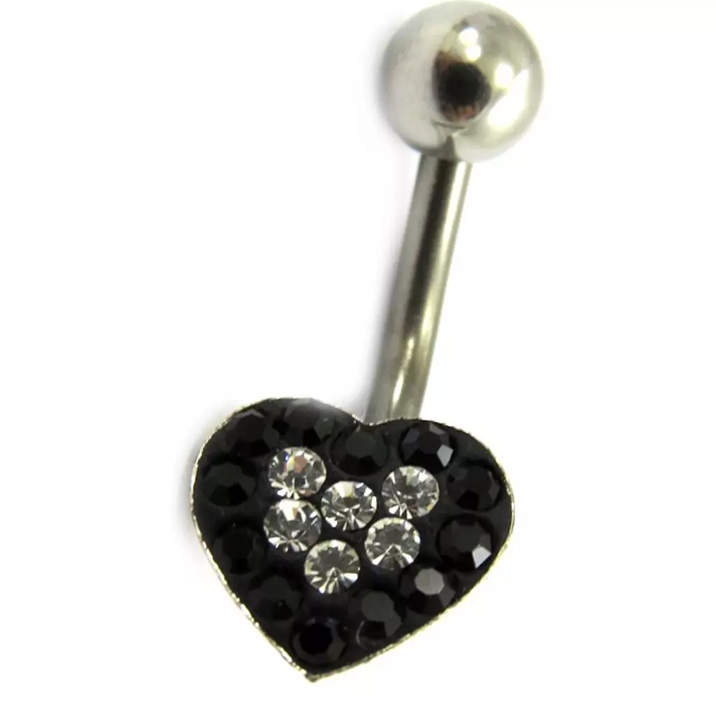 Les Trésors De Lily Body Piercing 'Cristal Divin' Noir [G7020]