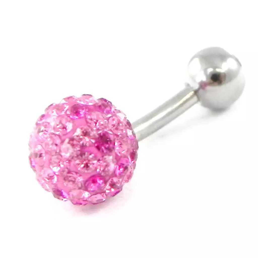 Les Trésors De Lily Body Piercing 'Cristal Divin' Rose [G7489]
