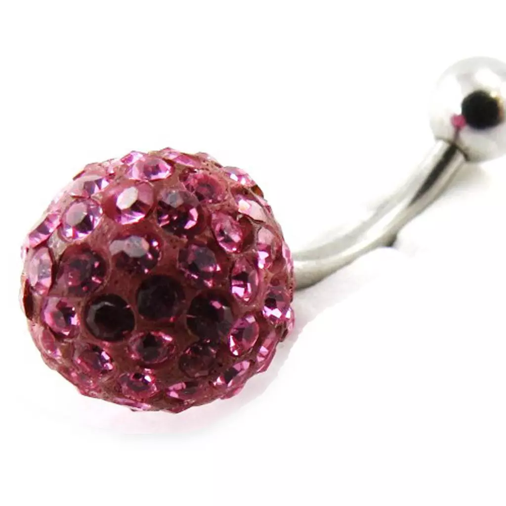 Les Trésors De Lily Body Piercing 'Cristal Divin' Rose [G7516]
