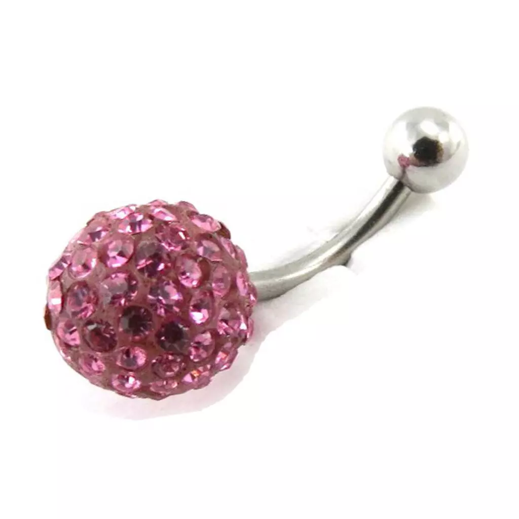 Les Trésors De Lily Body Piercing 'Cristal Divin' Rose [G7516]