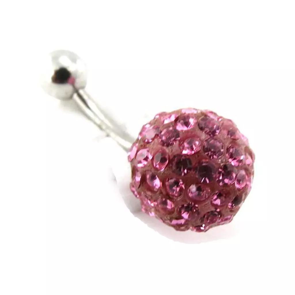 Les Trésors De Lily Body Piercing 'Cristal Divin' Rose [G7516]