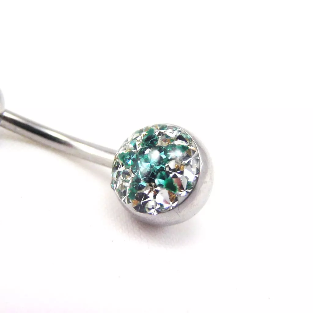 Les Trésors De Lily Body Piercing 'Cristal Divin' Turquoise [F1999]