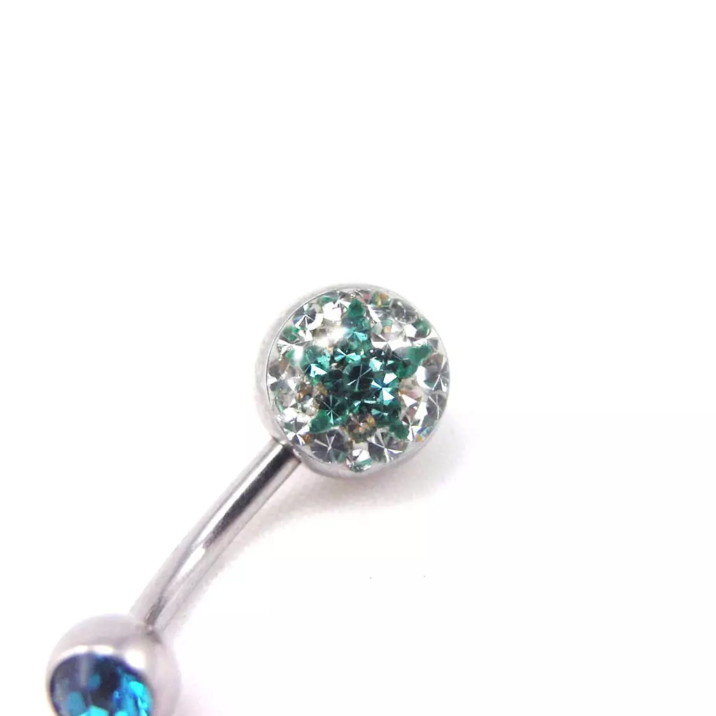 Les Trésors De Lily Body Piercing 'Cristal Divin' Turquoise [F1999]