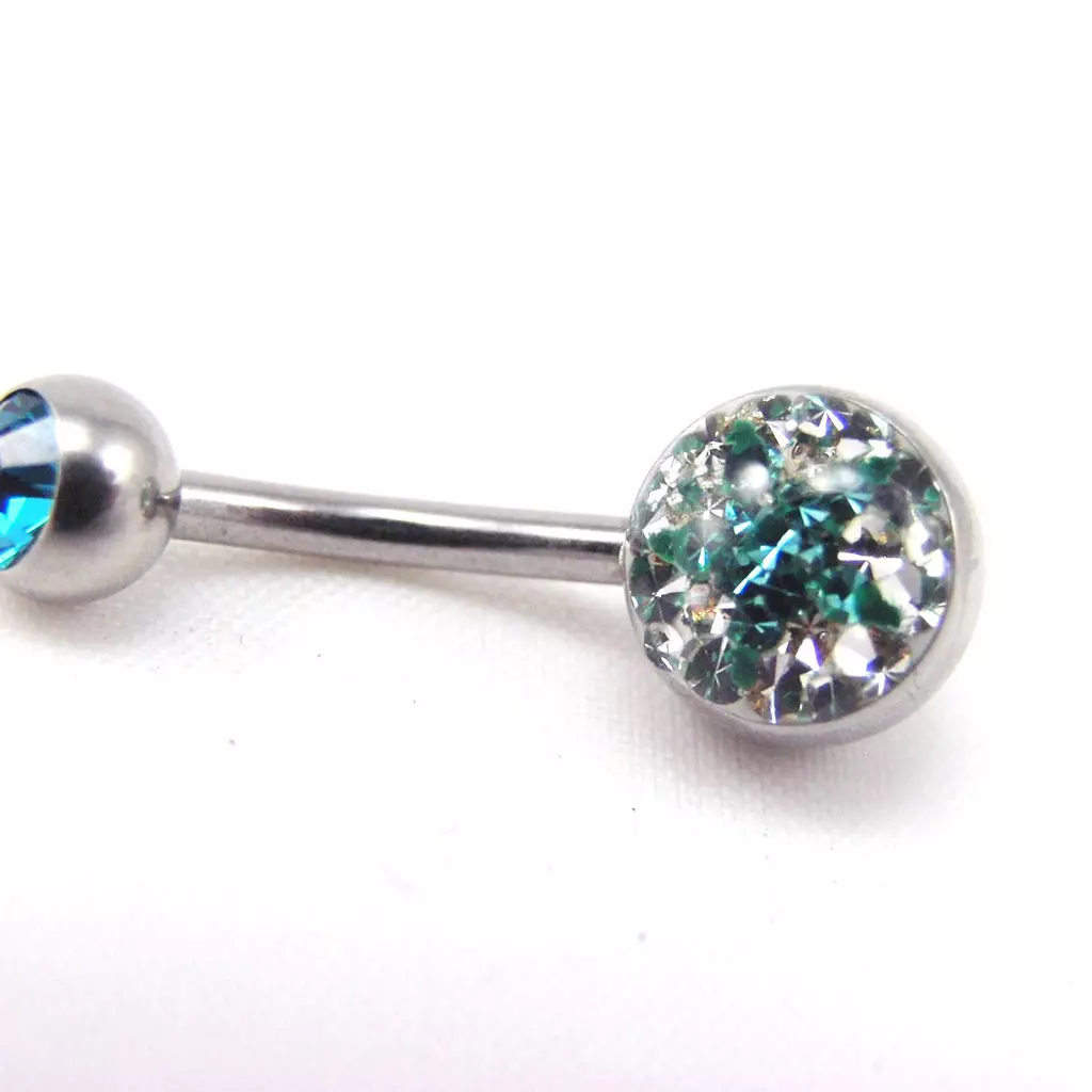 Les Trésors De Lily Body Piercing 'Cristal Divin' Turquoise [F1999]