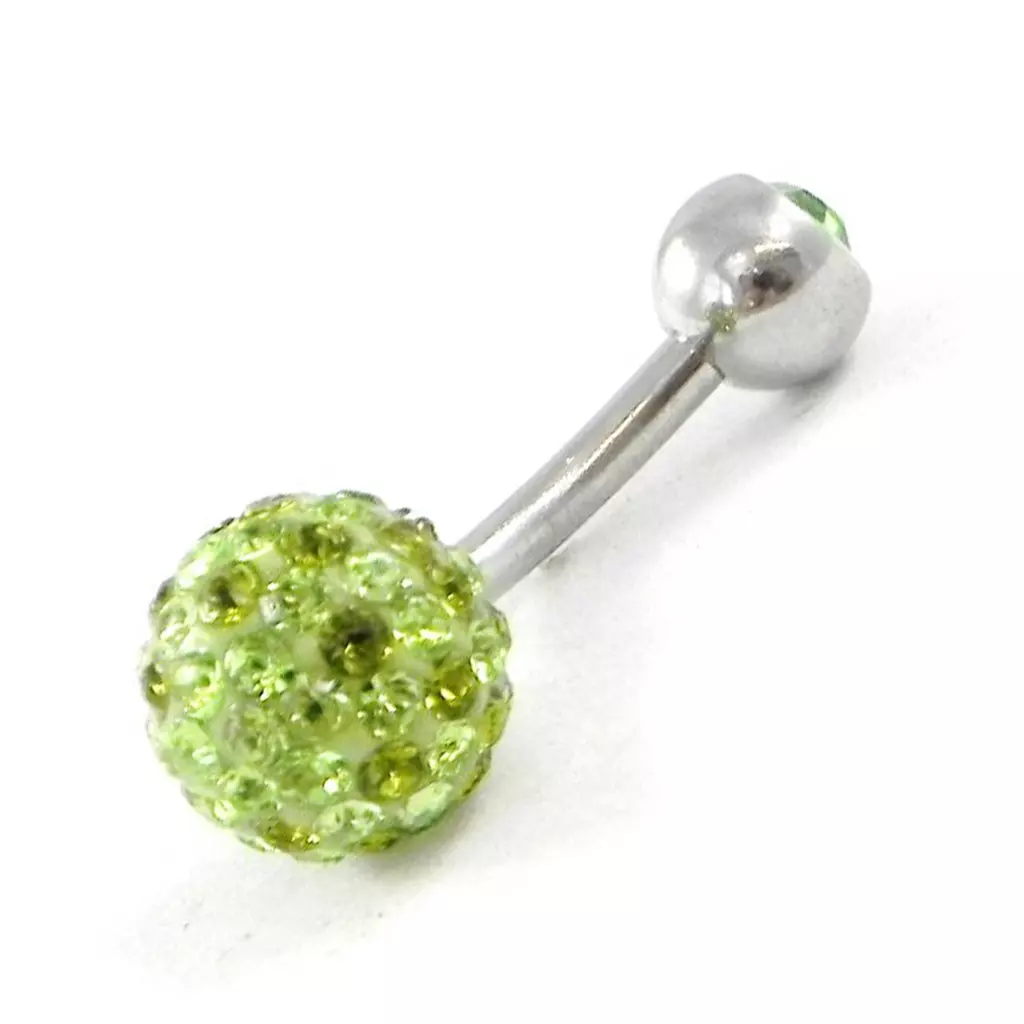 Les Trésors De Lily Body Piercing 'Cristal Divin' Vert Pistache [G7488]