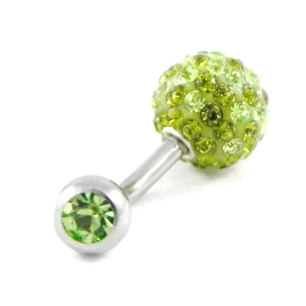 Les Trésors De Lily Body Piercing 'Cristal Divin' Vert Pistache [G7488]