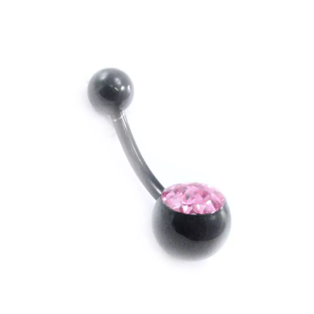 Les Trésors De Lily Body Piercing 'Cristal' Rose [I9488]