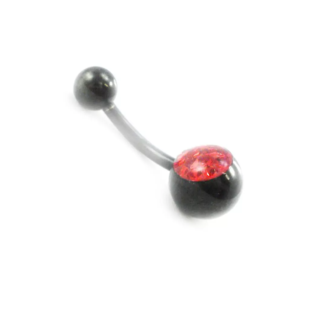 Les Trésors De Lily Body Piercing 'Cristal' Rouge [I9489]