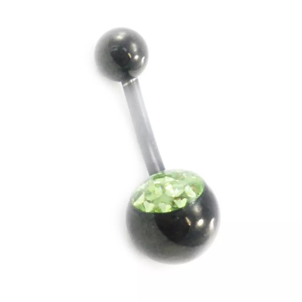 Les Trésors De Lily Body Piercing 'Cristal' Vert [I9486]