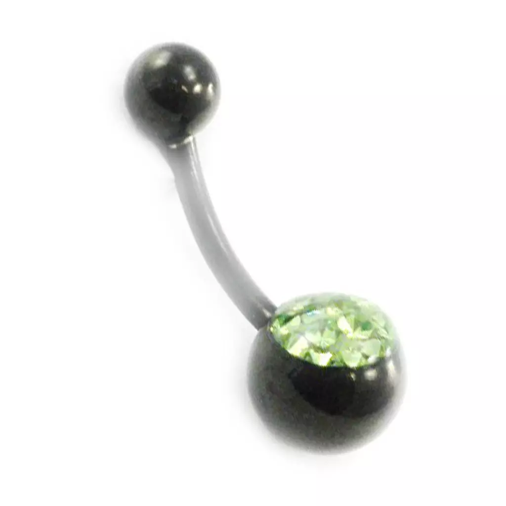 Les Trésors De Lily Body Piercing 'Cristal' Vert [I9486]
