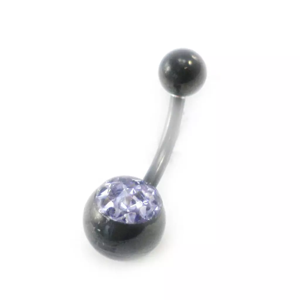 Les Trésors De Lily Body Piercing 'Cristal' Violet [I9485]