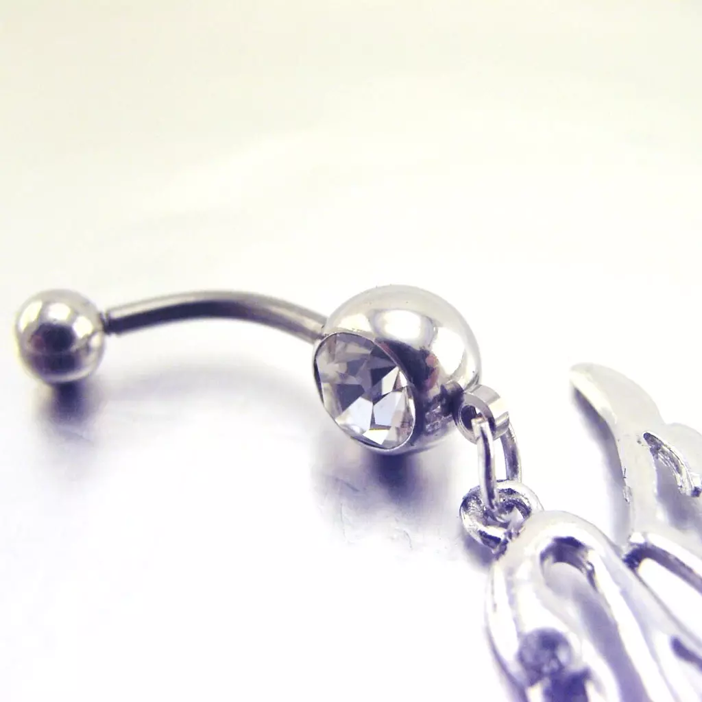 Les Trésors De Lily Body Piercing 'Cygne' Blanc [E7778]