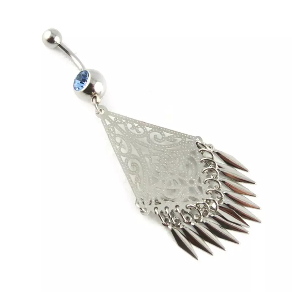 Les Trésors De Lily Body Piercing 'Danse Filigrane' Bleu Ciel [E3628]