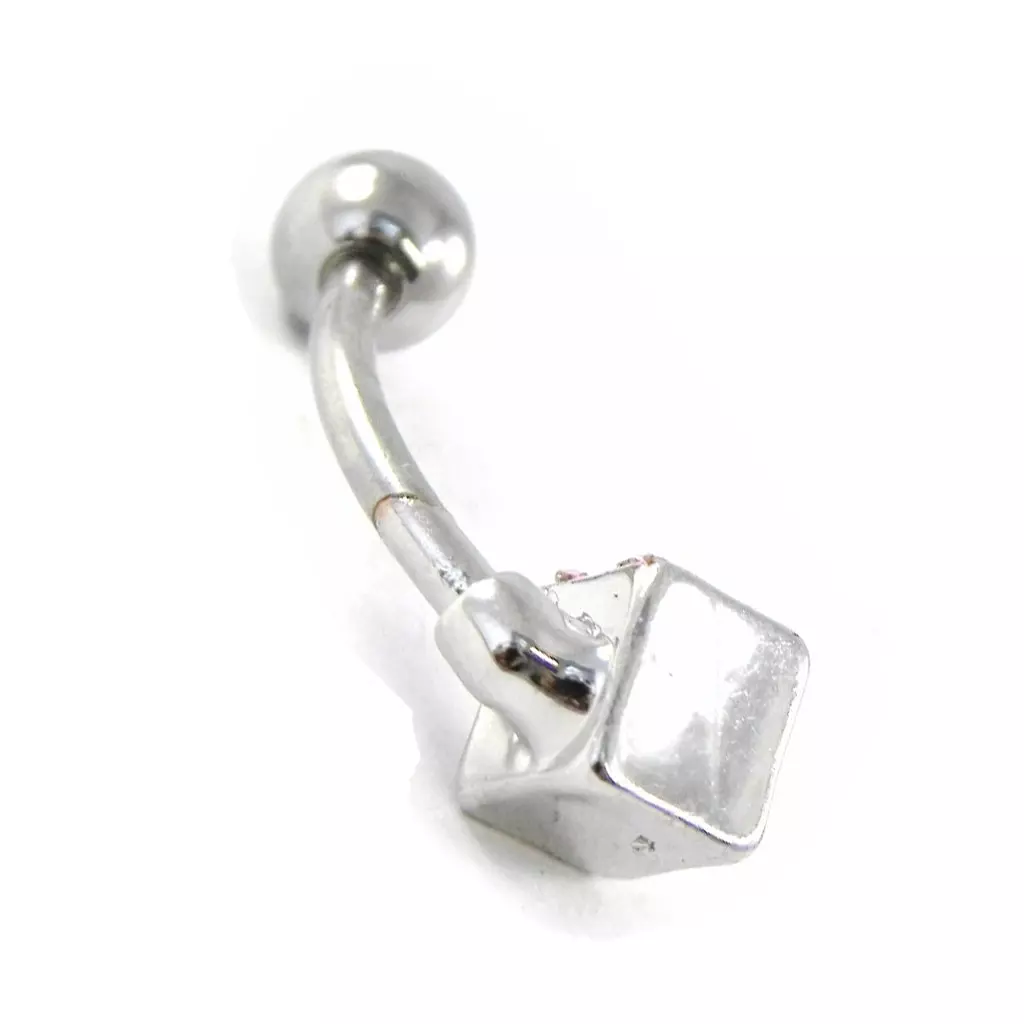Les Trésors De Lily Body Piercing 'Dé à Jouer' Rose [H9228]