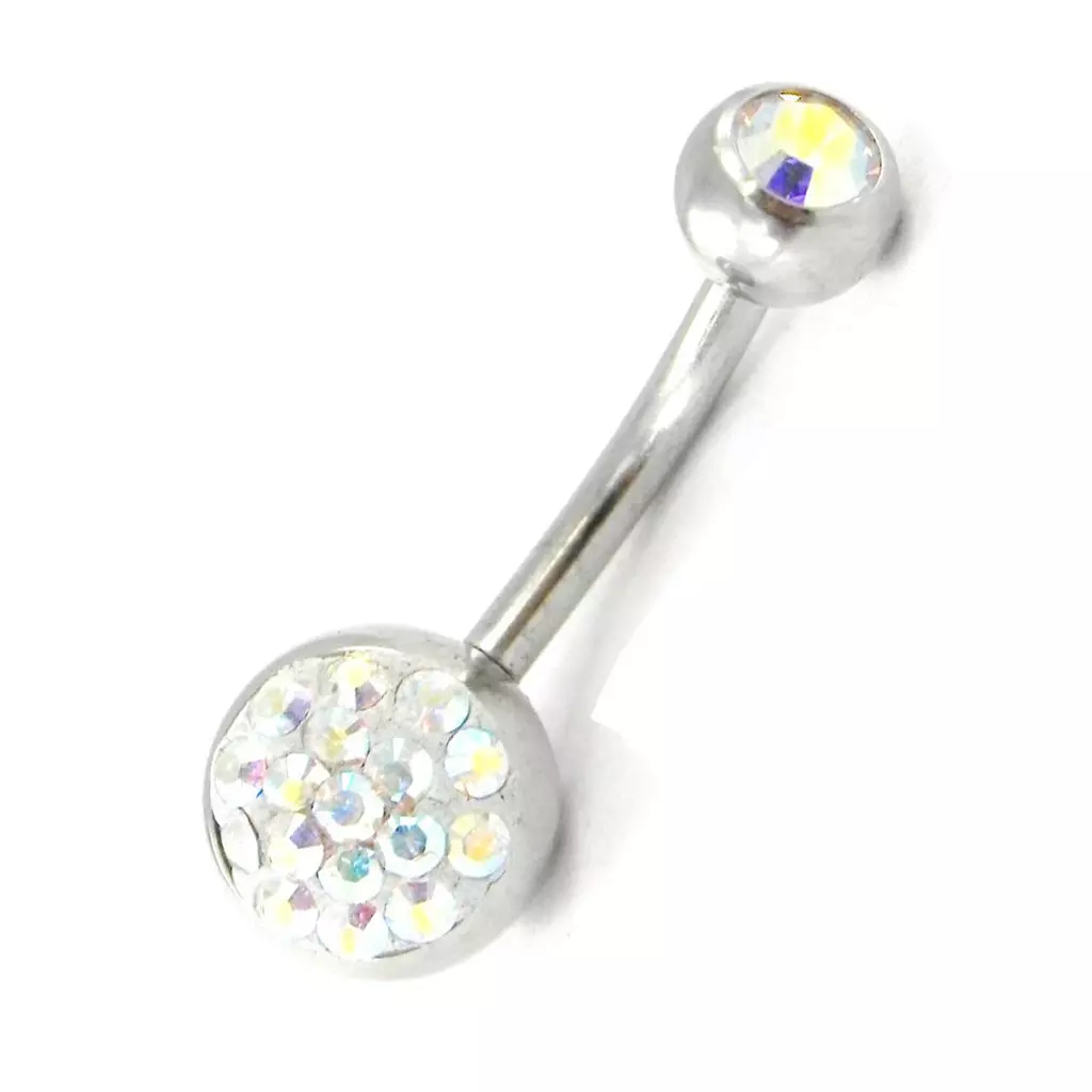les trésors de lily Body Piercing 'Déesse' blanc boréal [H9197]