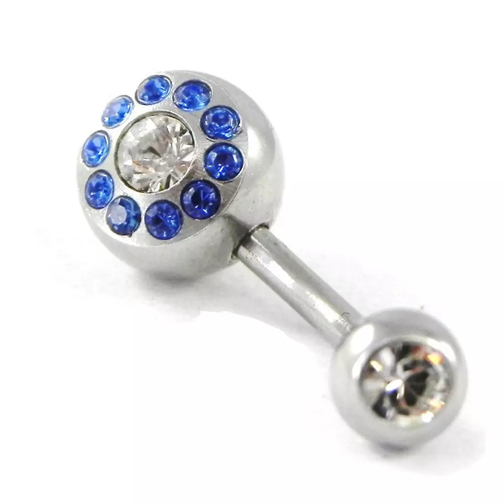 Les Trésors De Lily Body Piercing 'Déesse' Bleu [H9199]
