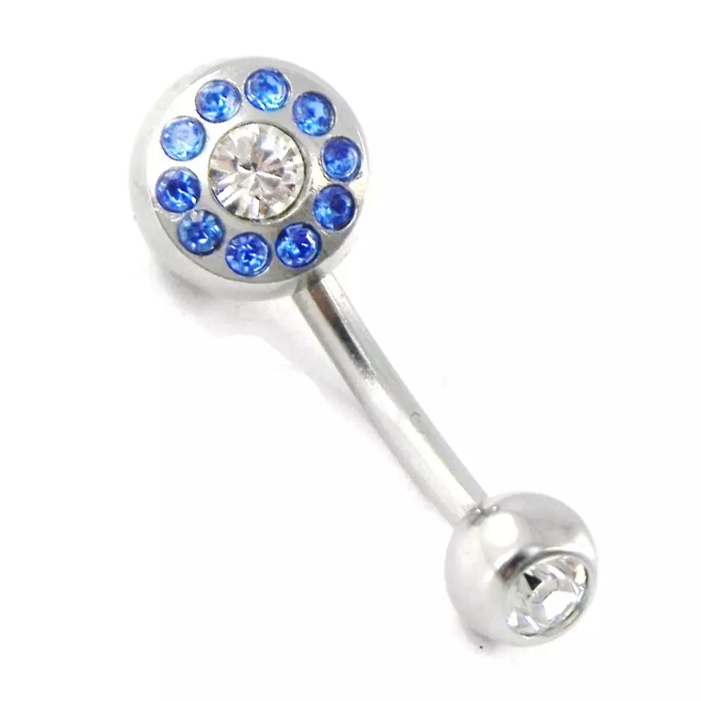 Les Trésors De Lily Body Piercing 'Déesse' Bleu [H9199]