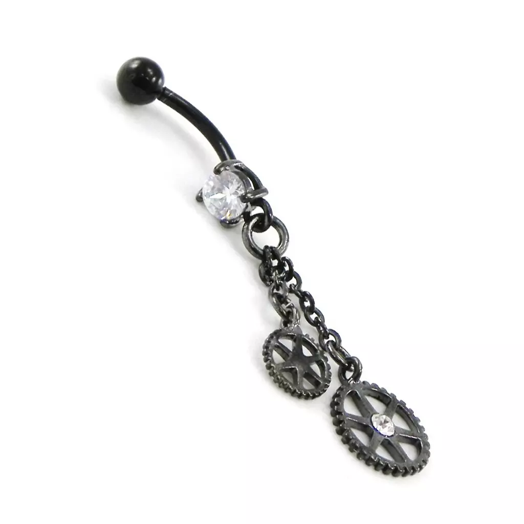 Les Trésors De Lily Body Piercing 'Déesse' Gris [I9132]