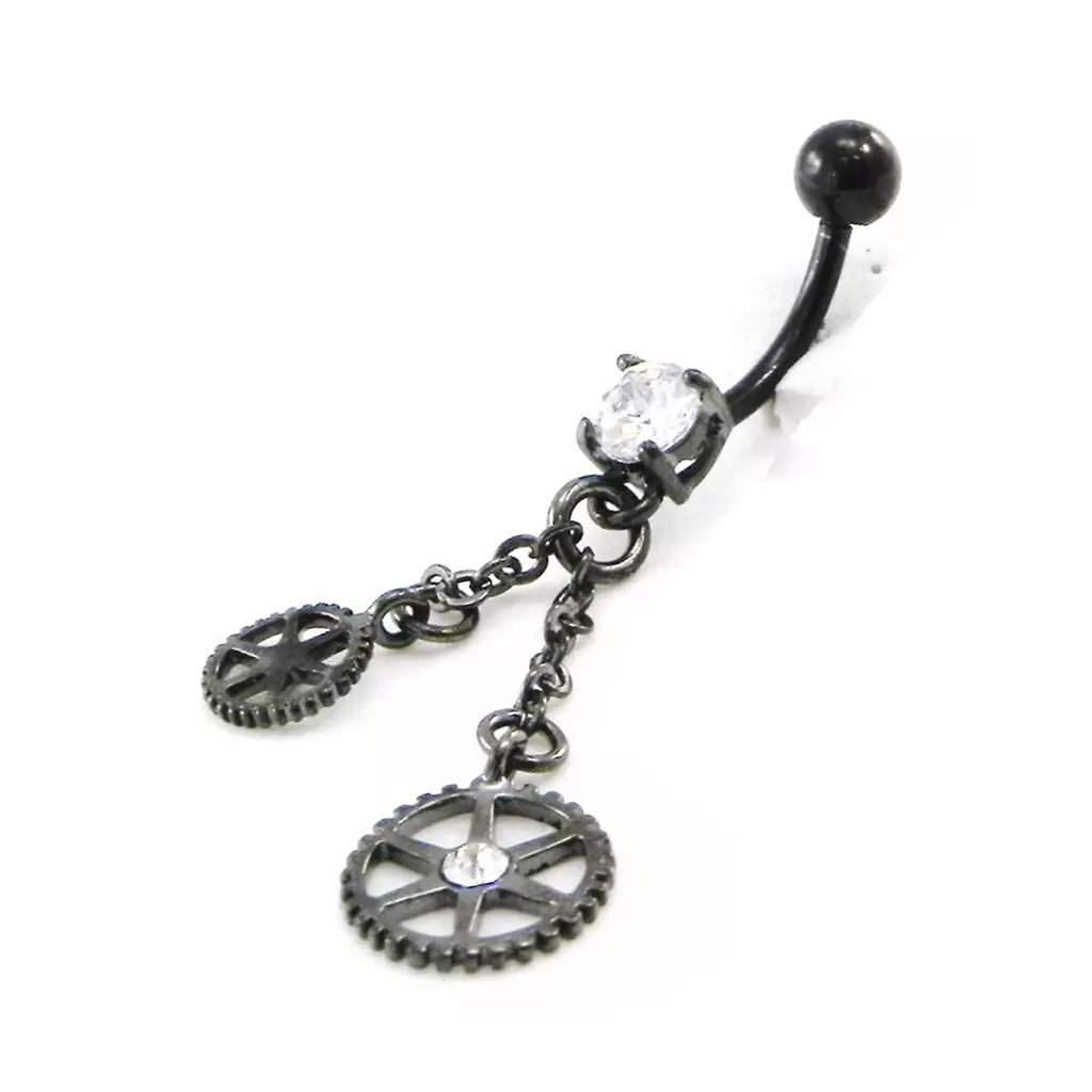 Les Trésors De Lily Body Piercing 'Déesse' Gris [I9132]