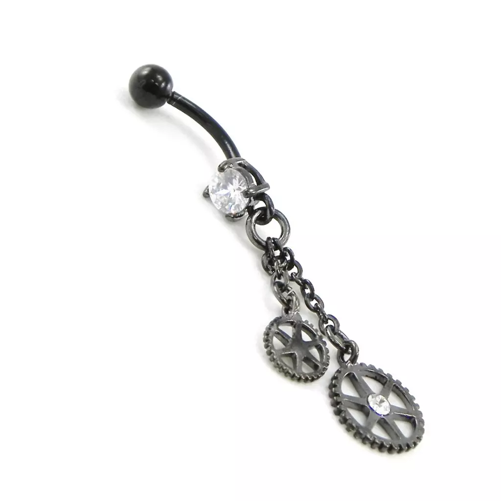 Les Trésors De Lily Body Piercing 'Déesse' Gris [I9132]