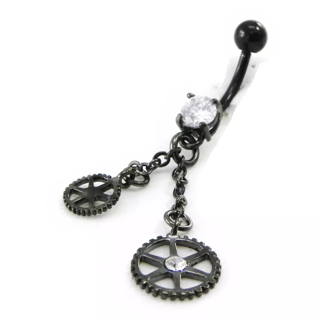 Les Trésors De Lily Body Piercing 'Déesse' Gris [I9132]