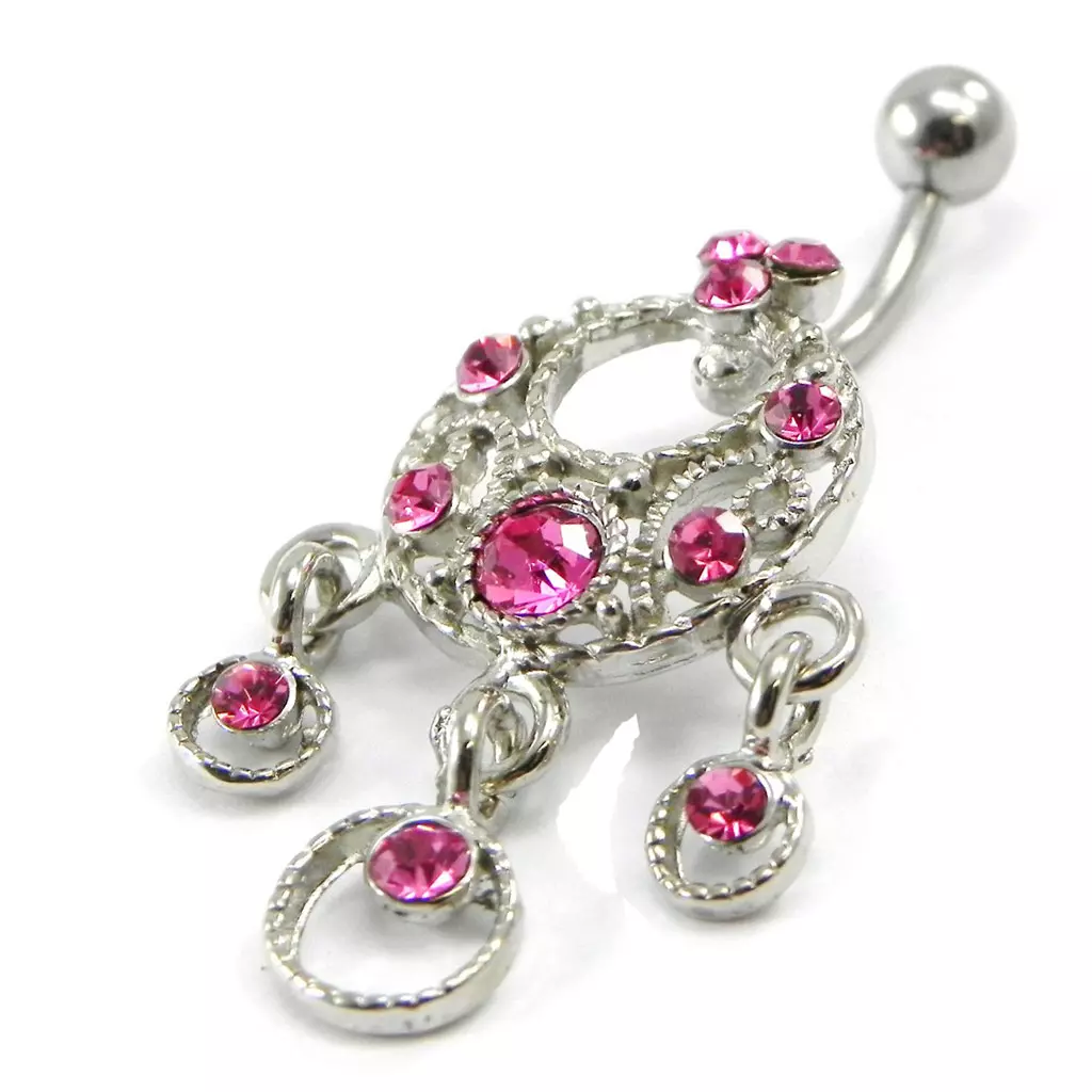 Les Trésors De Lily Body Piercing 'Déesse' Rose [I1356]