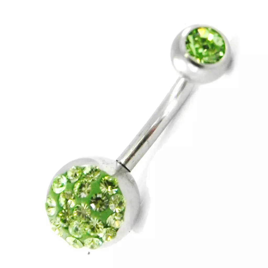 Les Trésors De Lily Body Piercing 'Déesse' Vert [H9194]