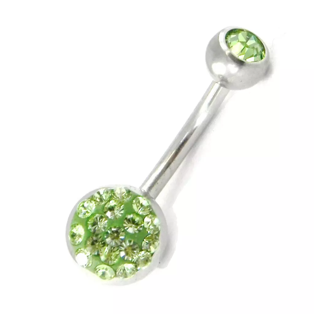 les trésors de lily Body Piercing 'Déesse' vert [H9194]