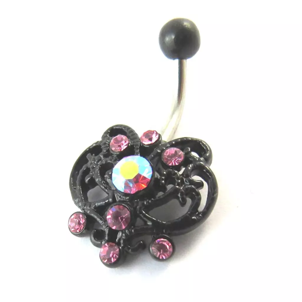 Les Trésors De Lily Body Piercing 'Elfique' Rose [E3653]