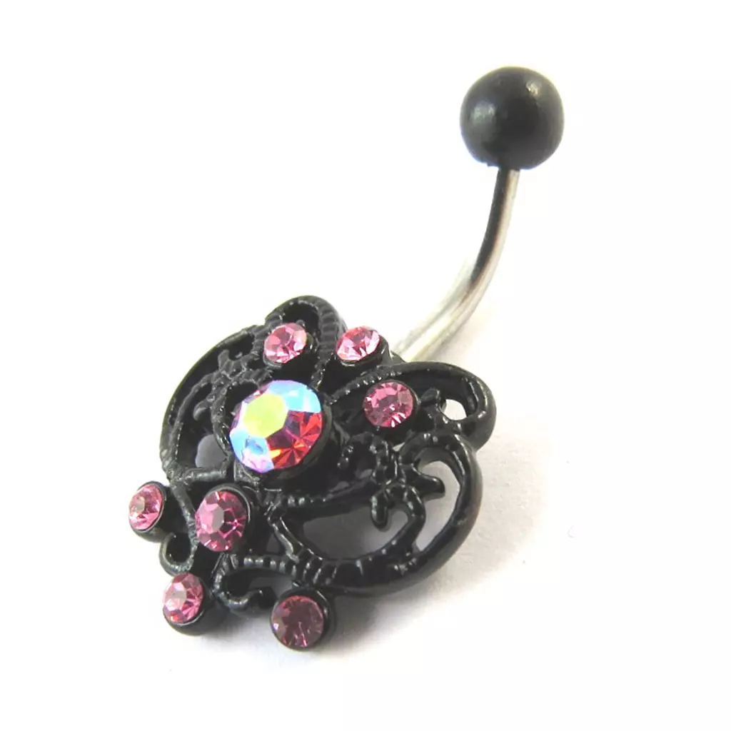 Les Trésors De Lily Body Piercing 'Elfique' Rose [E3653]