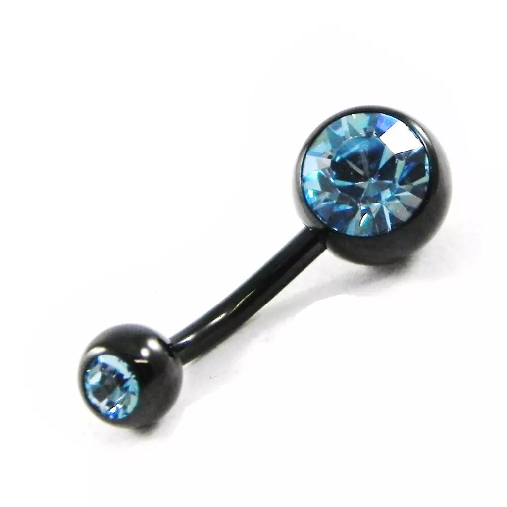Les Trésors De Lily Body Piercing 'Essentiel' Bleu Titane 1 6x10 Mm [H9351]