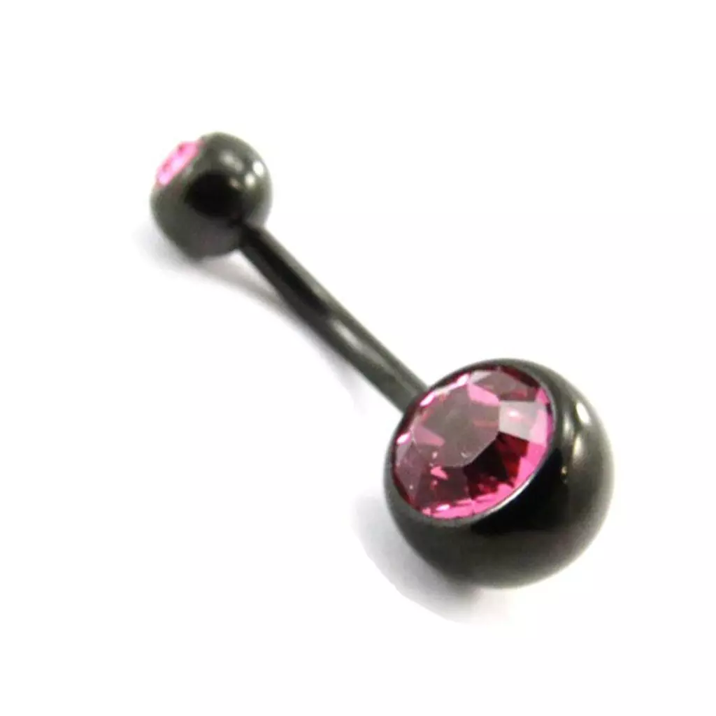 Les Trésors De Lily Body Piercing 'Essentiel' Rose Noir [E9966]