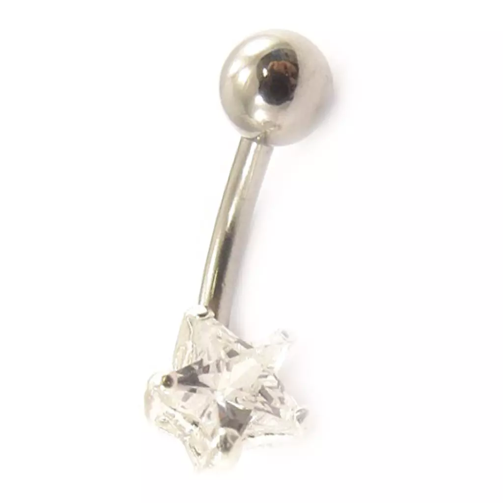 Les Trésors De Lily Body Piercing 'Etoile' Blanc [C3693]