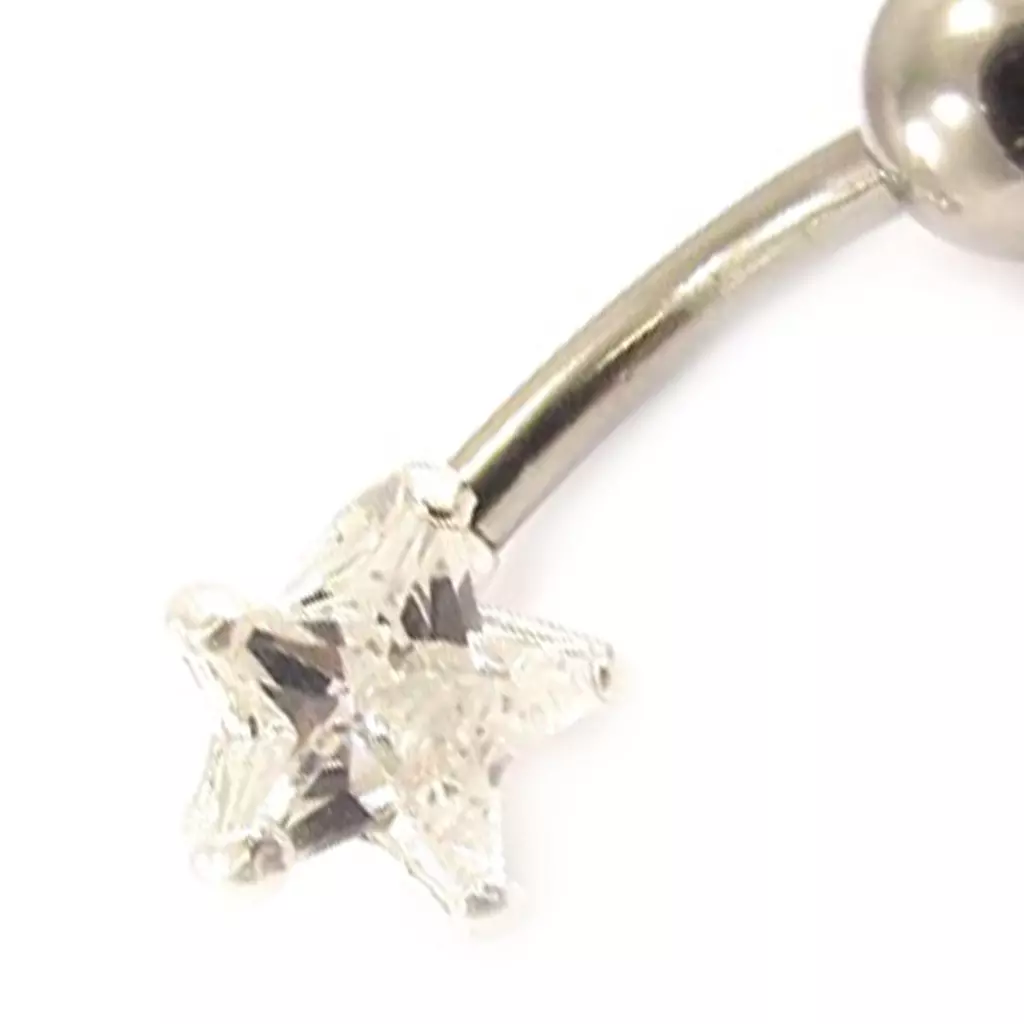 Les Trésors De Lily Body Piercing 'Etoile' Blanc [C3693]